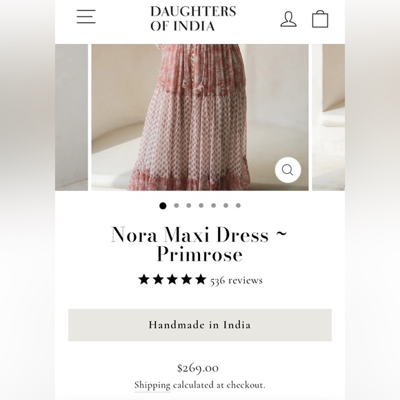 Daughters of India Nora dress - Picture 2 of 8